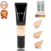 Kem Nền Hera Che Khuyết Điểm Siêu Mịn Cho Lớp Make Up Hoàn Hảo Black Foundation 10Ml