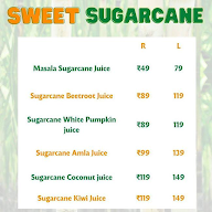 Sweet Sugarcane menu 1