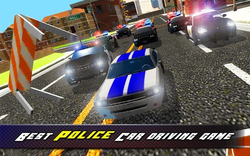 Real Police Car chase 2017: crime city simulator banner