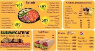 Subway menu 2