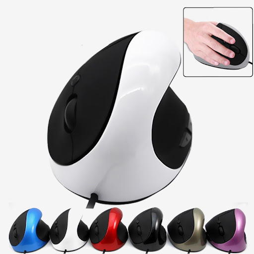 Title 7, Vertical wired mouse for ergonomic comfort and ...