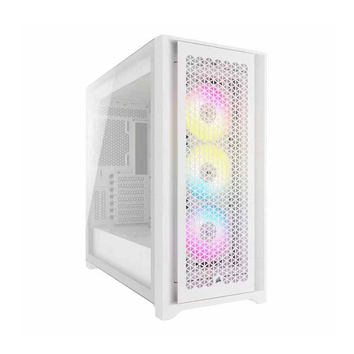 Vỏ máy tính/ Case Corsair iCUE 5000D RGB Airflow, True White (CC-9011243-WW)