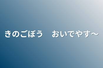 きのごぼう　おいでやす～