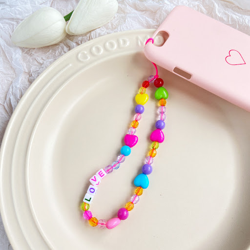 Title 12, Bohemian Rainbow Polymer Clay Pearl Glass Beade...