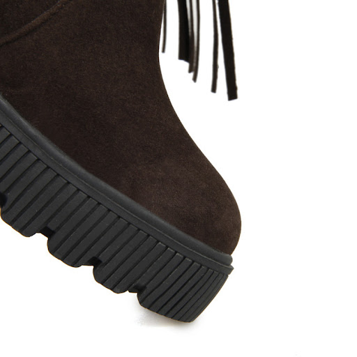 Title 28, Plus Size Womens Boots, Mid-Height Sweet and C...