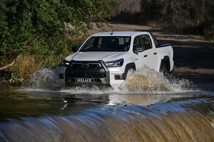 Bakkie sales were down but the Toyota Hilux remained SA's most popular new vehicle.