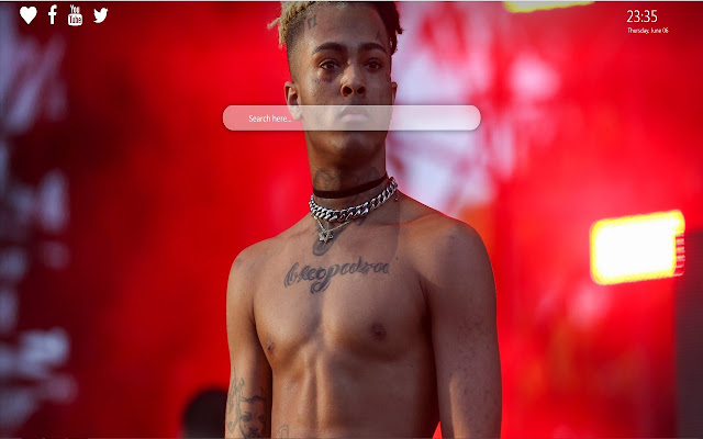 xxxTentacion Wallpaper for New Tab