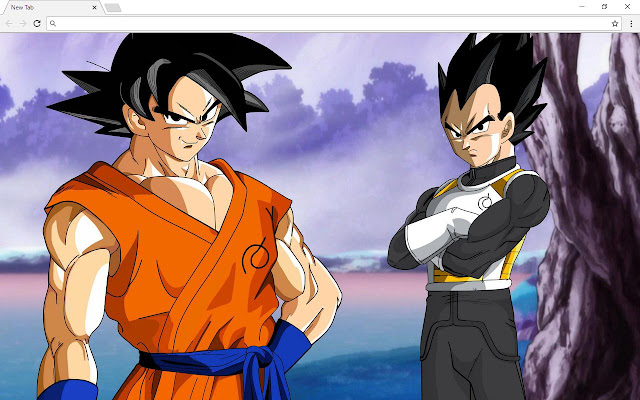 Vegeta DBZ Dragon Ball Super New Tab & Themes