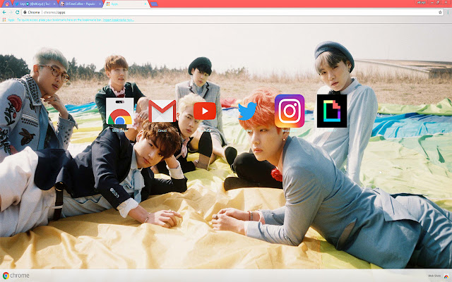 BTS Goes On a Spring Adventure | INSTALL US!! chrome extension