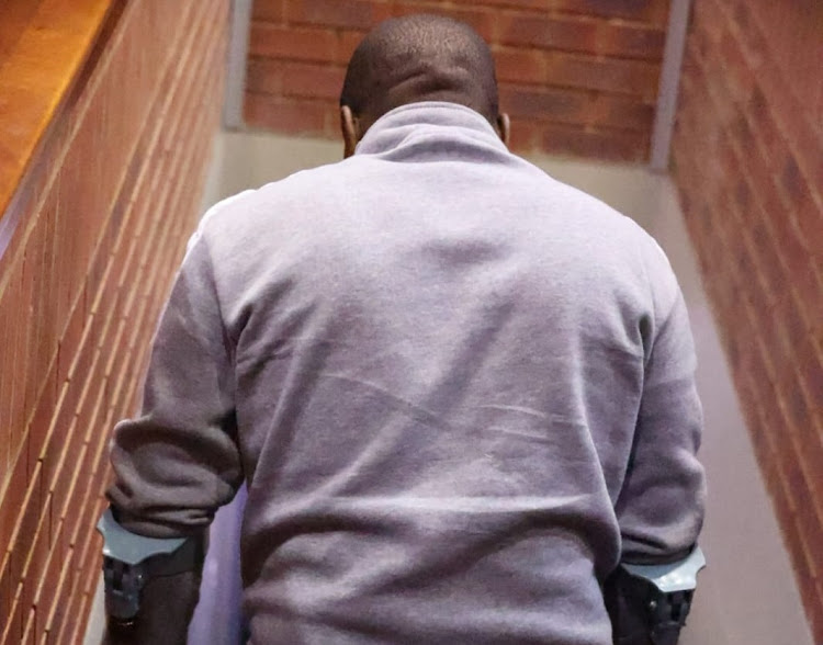 Alleged serial rapist Nkosinathi Phakathi appearing at the Palm Ridge magistrate’s court.