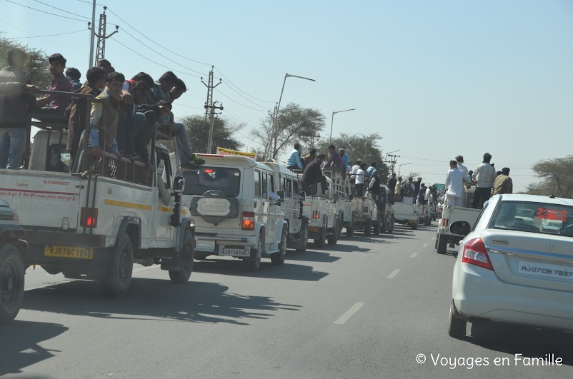 Route bondée bikaner