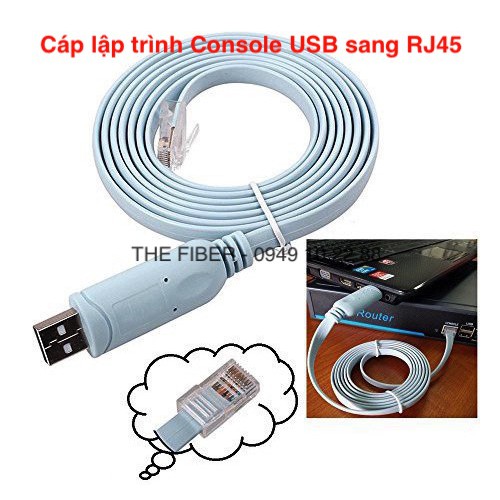 Cáp Lập Trình Console Usb To Rj45 Ftdi