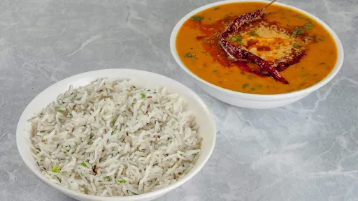 Dal Tadka With Jeera Rice [Serves 1]