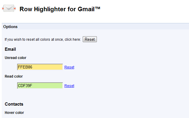 Row Highlighter for Gmail™ and Inbox™ Preview image 2