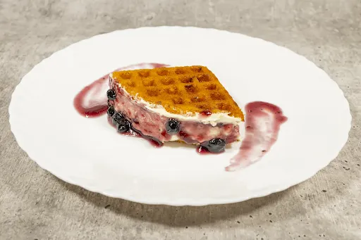 Blueberry Cream Cheese Waffle