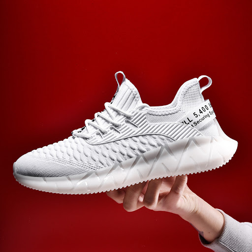 Title 4, Mesh running shoes, flying woven casual shoes, ...