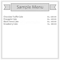 Famous Bakers menu 1