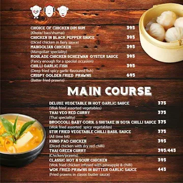 Madaari menu 