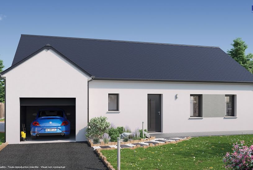  Vente Terrain + Maison - Terrain : 360m² - Maison : 86m² à La Meilleraye-de-Bretagne (44520) 