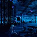 Hatsune Miku: Night stage theme 1280x720 Chrome extension download