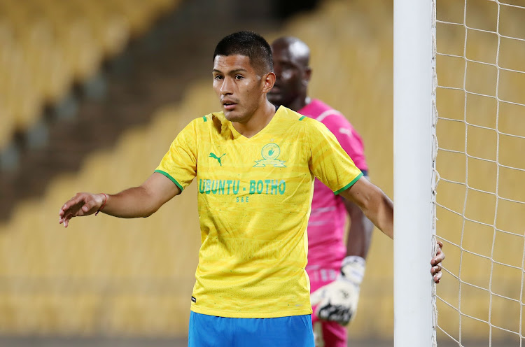 Erwin Saavedra is a doubtful starter for Sundowns against Al Ahly.