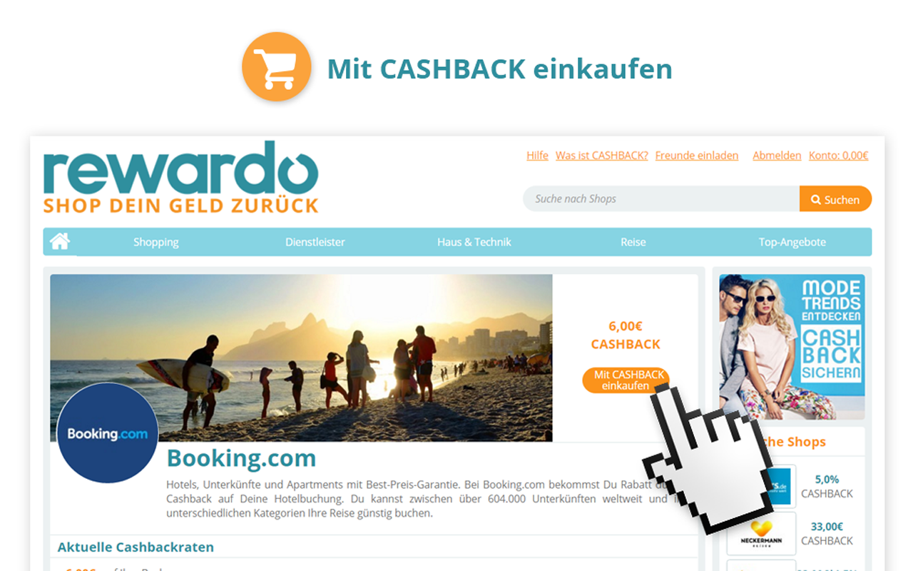 rewardo Cashback Deals Gutscheine und Rabatte Preview image 6