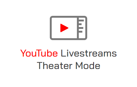 YouTube Livestreams Theater Mode small promo image