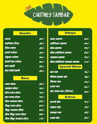 Cafe Chutney Sambar menu 2