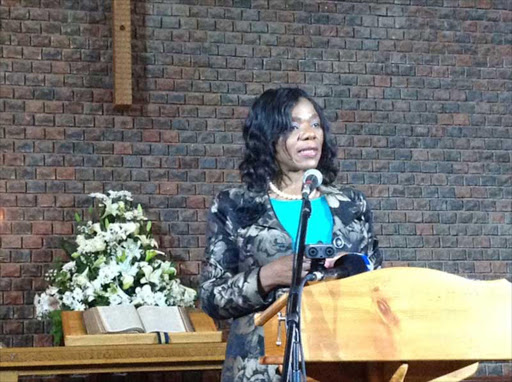 GIVE BACK: Outgoing public protector Thuli Madonsela delivers the annual Neil Aggett memorial lecture at Kingswood College Picture: DAVID MACGREGOR