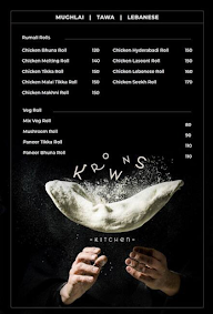 Krowns Kitchen menu 4