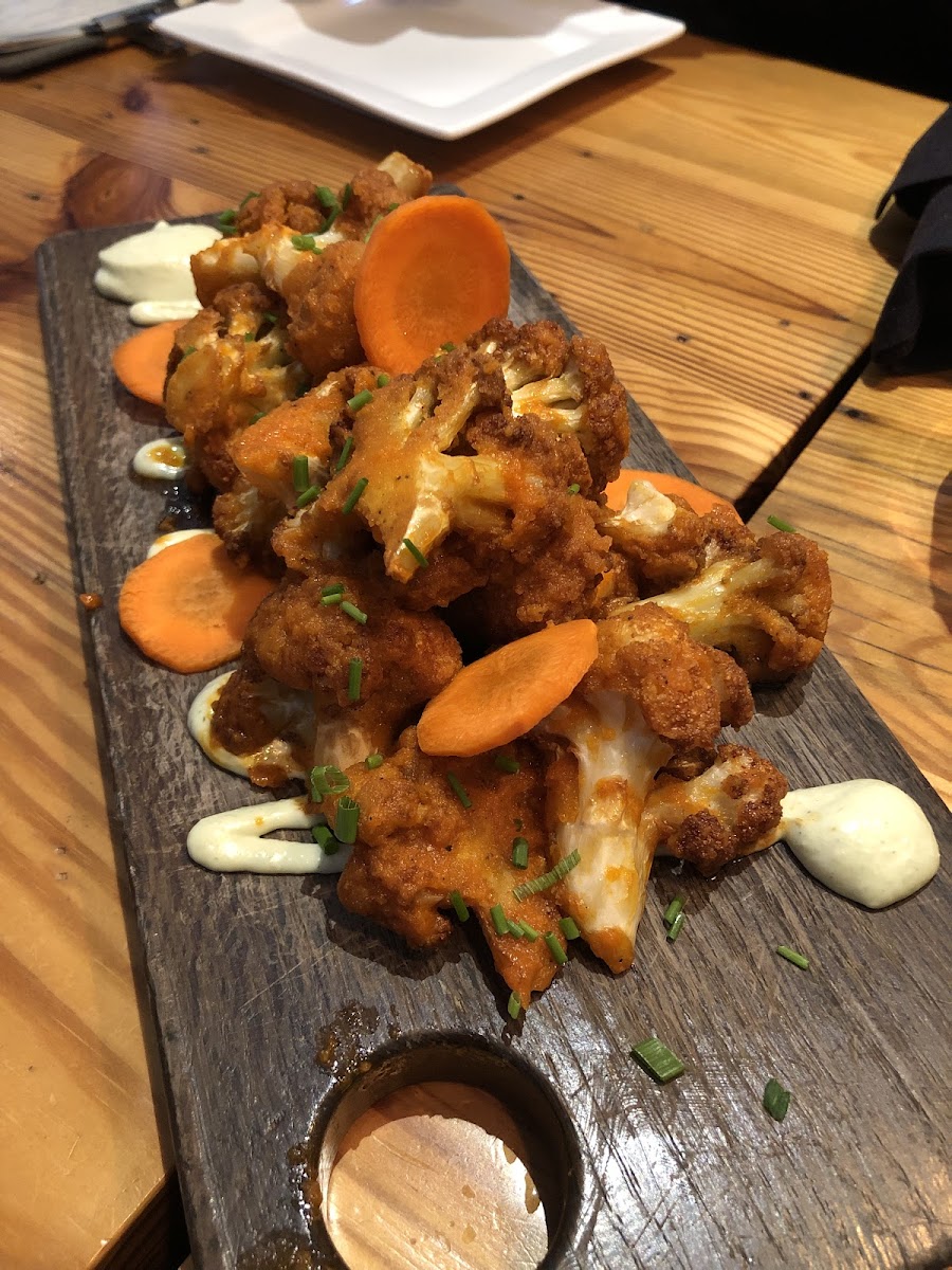 Buffalo cauliflower - a must order!