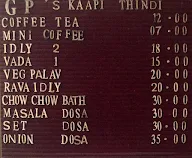 G. P. S. Kaapi Thindi menu 2