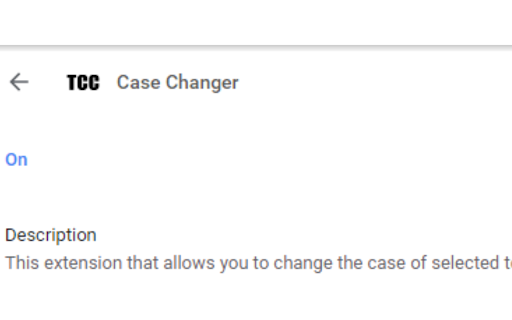 Case Changer