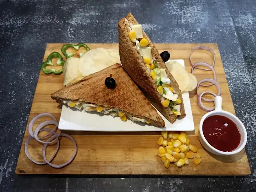 Corn And Cheese Sandwich