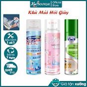 Bình Xịt Nano Bạc Khử Mùi, Kháng Khuẩn Chống Hôi Chân & Giày Công Nghệ Bạc Ag+