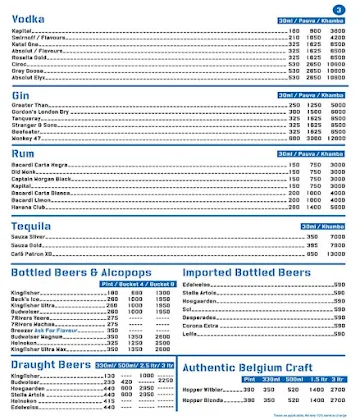 Powai Social menu 