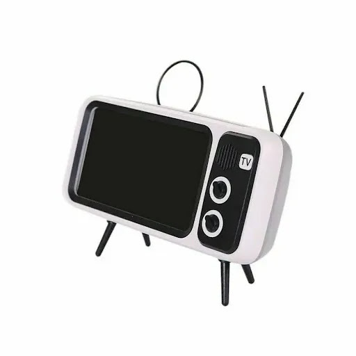 Title 19, Retro TV Bluetooth Speaker Phone Holder Enjoy C...