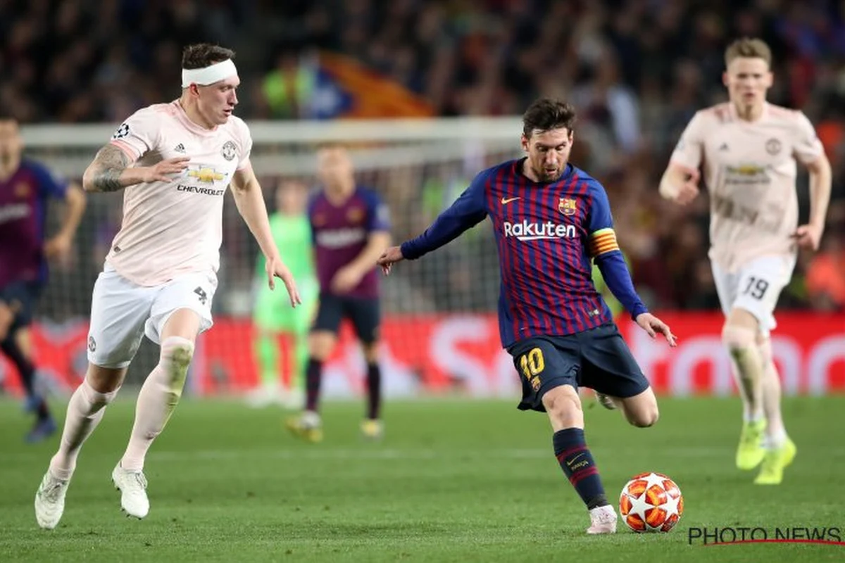 🎥 Zou Phil Jones zijn duizeligheid al over zijn? Beelden van Messi en Man U-verdediger gaan wereld rond