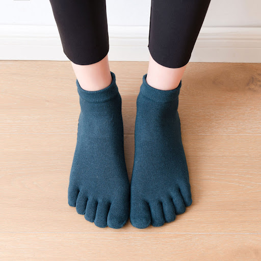 Title 10, Combed Cotton All-inclusive Five-finger Socks w...