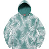 bleached leopard hooded sweatshirt fw21