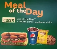 Subway menu 7