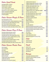 Kasturi Restaurant menu 7