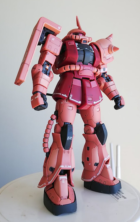 マーチのユニクロ×ガンダム40周年コラボ・ユニクロザク・RG シャアザク・コロナに負けるな！に関するカスタム事例の投稿画像6枚目