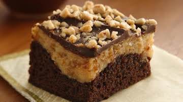 Peanut Butter-Toffee Cheesecake Brownies