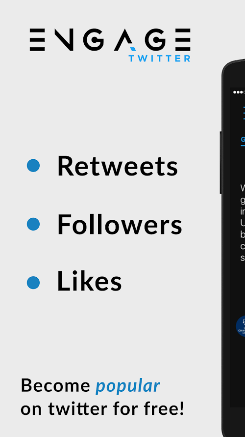 Android application Engage for Twitter screenshort