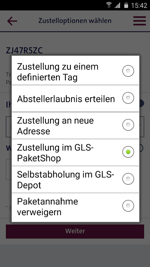 Gls app