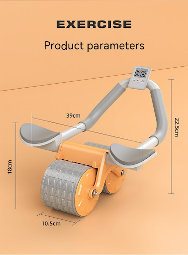 Title 7, Elbow Support Abdominal Wheel Fitness Belly Rol...