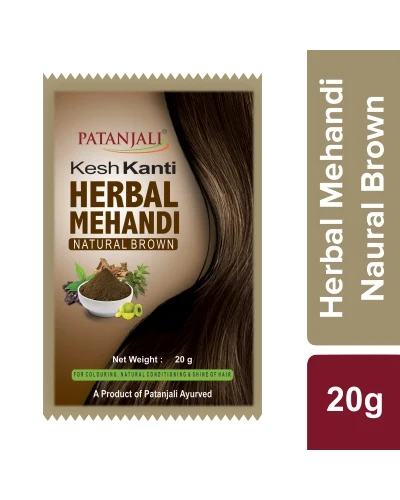 Patanjali Kesh Kanti Herbal Mehandi (Natural Brown) - 20 gm