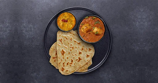 Aloo Dum - Paratha Thali