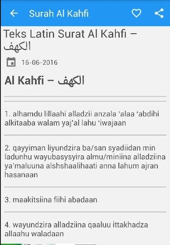 Surat al kahfi latin dan artinya